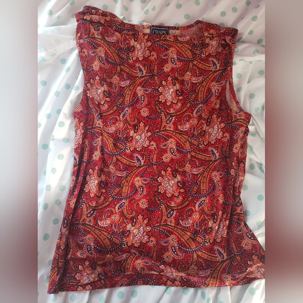 Chaps tank top shirt